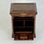 French Antique French Wood & Bronze Mounts Tambour-Door Desk Organizer Cabinet / Stationary Box For Sale - Image 3 of 15