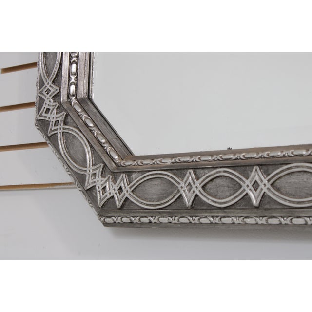 Silver Friedman Brothers #7261 Silver Decorated Beveled Mirror For Sale - Image 8 of 14