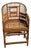 Vintage Brighton Bsmboo Chinoiserie Cane Armchair For Sale