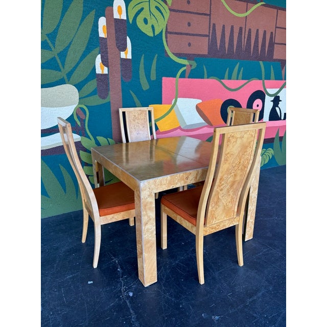 Perfect set to transport you back to the late 70s! Table comes with two leaves to allow versatility for your space and...