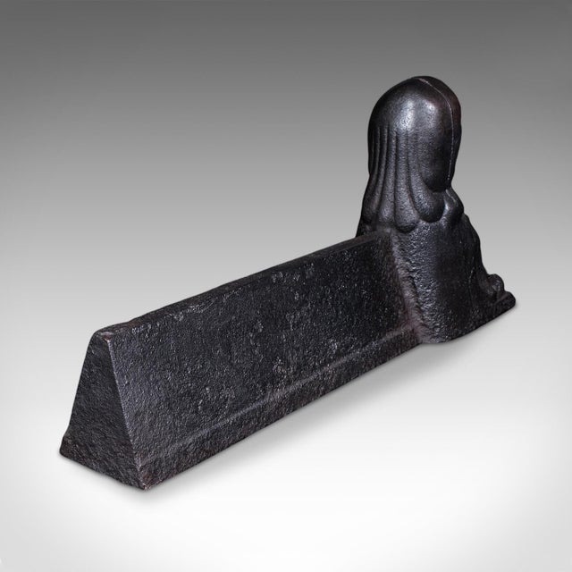 Pair of Antique Figural Fireplace Chenets, French, Great Exhibition, Victorian For Sale - Image 6 of 9