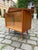 Sapelli Mahogany TV Display Cabinet with Rotating Top For Sale - Image 3 of 11