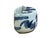 Tiny Small Blue White Oriental Bats Graphic Porcelain Container For Sale - Image 4 of 10