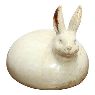 French Ceramic Fat Rabbit For Sale