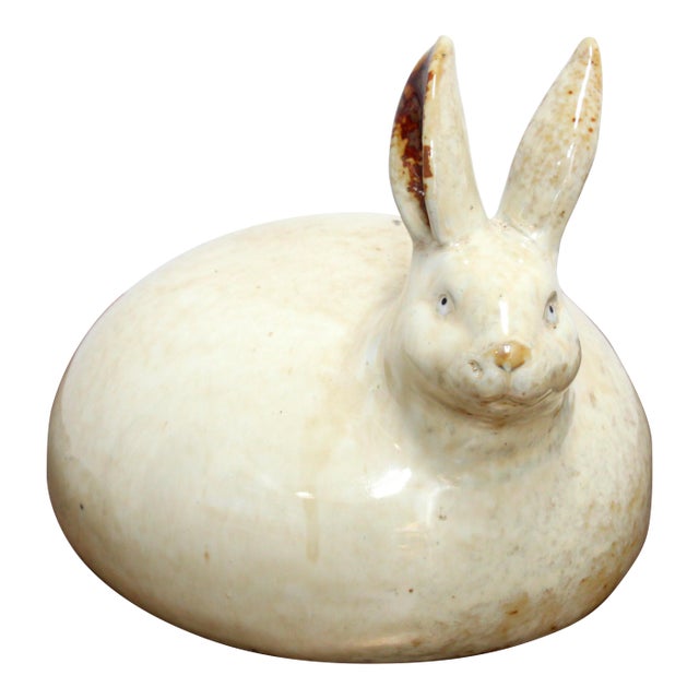French Ceramic Fat Rabbit For Sale