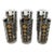 Set of 6 Tall Glass Fornasetti Style, 1980s For Sale
