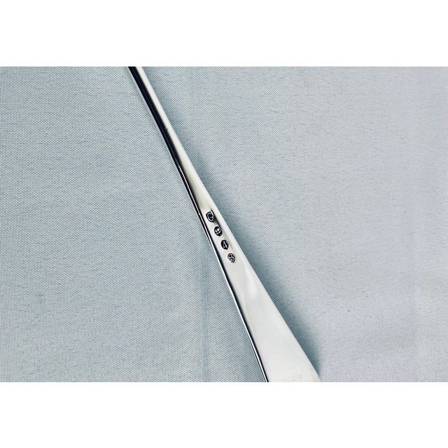 Traditional Large Stuffing Spoon by Gerity in Silver Plate-13” L For Sale - Image 3 of 8