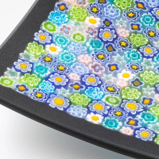 Contemporary Murano Glass Millefiori Plate by Ercole Moretti For Sale - Image 3 of 4