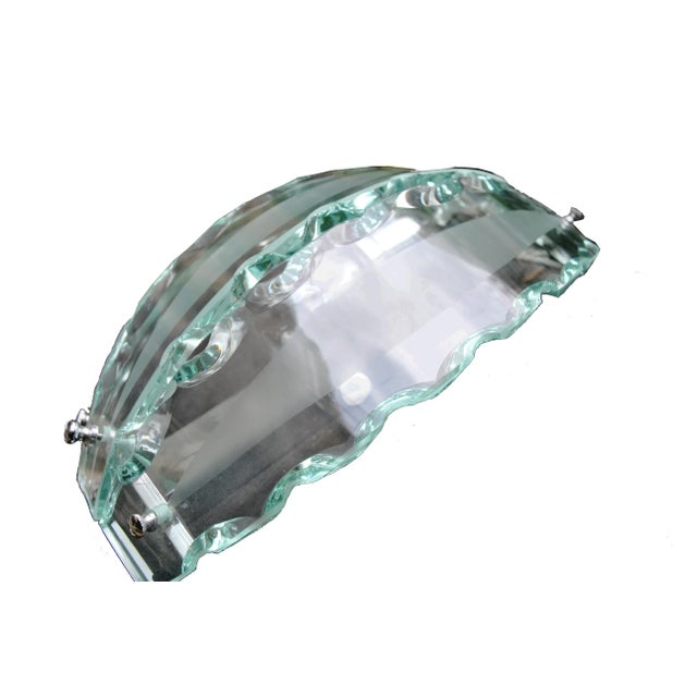 Hand-Cut Crystal Sconce from Seguso, 1950s For Sale - Image 4 of 9