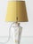 Metal Vintage Art Deco Ceramic Table Lamp in Hand-Painted Octagonal Base with Jacquard Shade by Royal Delft, 1991 For Sale - Image 7 of 18