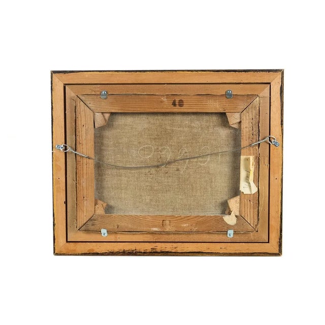 Brown Gyula Nemeth -Women at an Outdoor Market- Hungarian Oil Painting C.1910 For Sale - Image 8 of 8