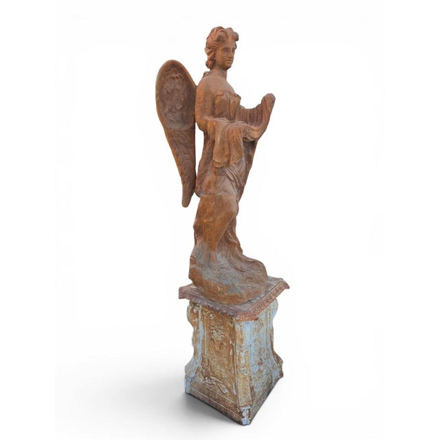 Four Seasons Sculptures in Patinated Iron, 1970s, Set of 4 For Sale - Image 3 of 15