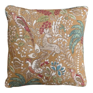 Lee Jofa Fantasia Pillow in Spice For Sale