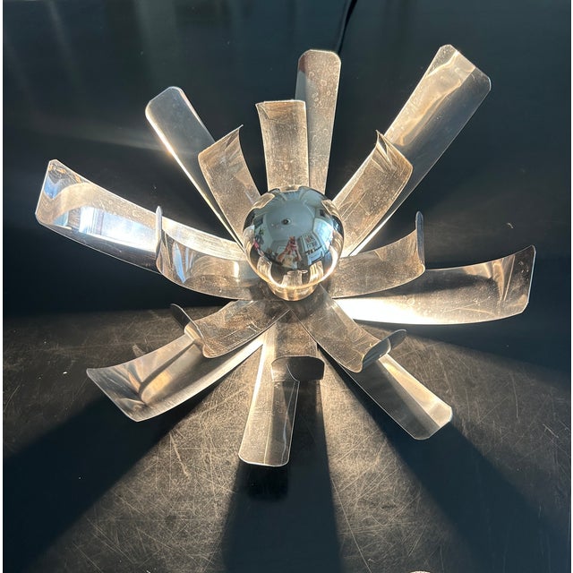 Metal Vintage Space Age Sputnik Lamp by Boyer, 1970s For Sale - Image 7 of 12