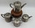 Metal Moroccan Berrad Silver-Plated Teapot Set, 4 Pieces For Sale - Image 7 of 11