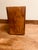 Contemporary Vintage Ingrrsoll-Rand MCM Minimalist Designed, Hand Crafted Wood Cased Desk Clock With Gold Plaque Stamp For Sale - Image 3 of 6