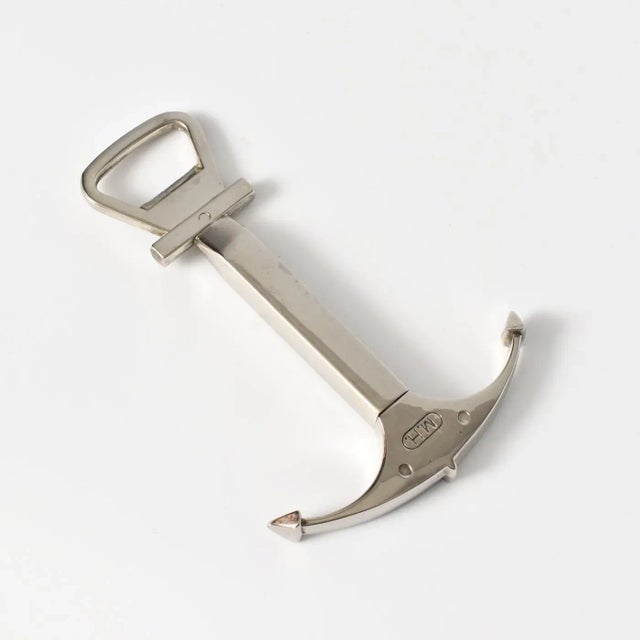 Vintage Nautical Anchor-Shaped Bottle Opener and Corkscrew from MH, 1970s For Sale - Image 4 of 9