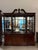Late 20th Century Late 20th Century Furniture Centennial Collection Flame Mahogany + Cherry Wood China Cabinet For Sale - Image 5 of 12