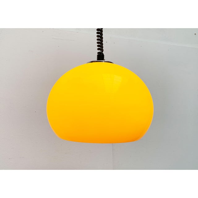 Mid-Century Space Age Italian Jolly Pendant Lamp by Luigi Massoni for Guzzini, 1960s For Sale - Image 16 of 18