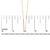 Early 21st Century 14K Yellow Gold 3/8 Cttw 3 Prong Martini Set Round Diamond Solitaire Pendant Necklace (G-H Color, SI2-I1 Clarity) - 18" Inches For Sale - Image 5 of 5