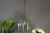 Mid-Century Italian Geometric Beveled Glass & Brass Pendant For Sale - Image 16 of 18