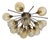 21st Century Mezzo Bronze Amber Bubbles Murano Flush Mount by Fabio LTD For Sale