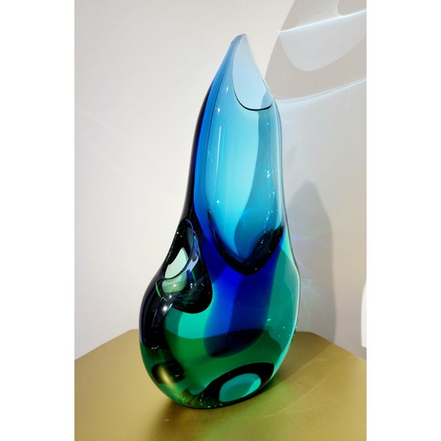 Vase Bohemian Vase from Železny Brod, 1960s For Sale - Image 6 of 7