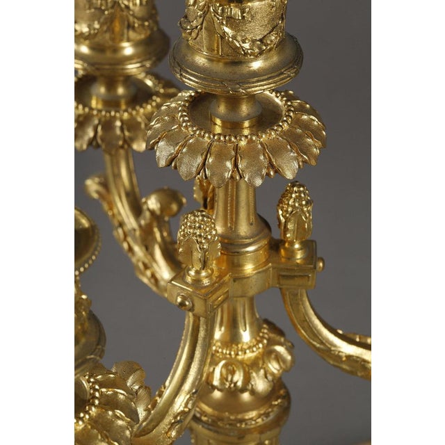 Louis XVI Candelabra in Gilt Bronze, 1900s, Set of 2 For Sale - Image 14 of 18