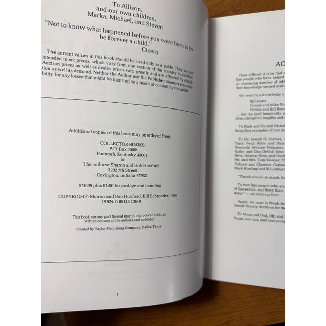 Ceramic The Collectors Encyclopedia of Roseville Pottery Hardcover Book 2nd Series For Sale - Image 7 of 11