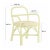 2020s Ginny Rattan Indoor/Outdoor Dining Chair, Cream For Sale - Image 5 of 7