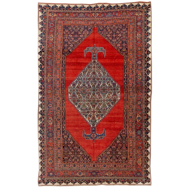 Late 19th Century Antique Bidjar Wool Rug For Sale - Image 11 of 11