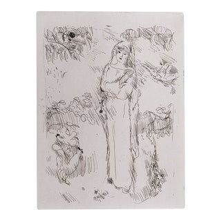 Sainte Monique Etching by Pierre Bonnard, 1930 For Sale