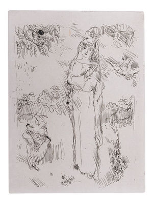 Sainte Monique Etching by Pierre Bonnard, 1930