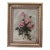 Antique Style Signed Floral Oil Painting of Pink Roses by M. J. Bennett, Dated 1905 For Sale