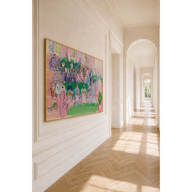 Art Deco 1925 Baccarat Casino Card Game Art Print by Raoul Dufy — 32" X 24" For Sale - Image 3 of 8