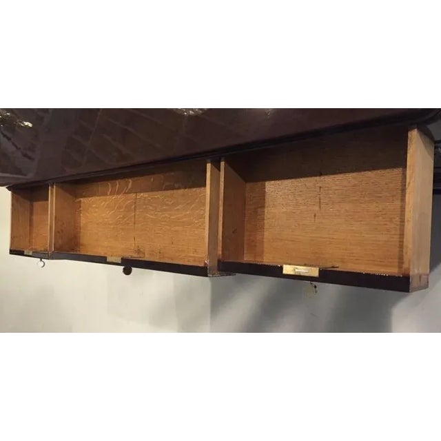 French Art Deco Two-Tone Desk For Sale - Image 9 of 10