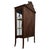 Antique English Inlaid Mahogany Display Cabinet For Sale - Image 9 of 12