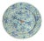 Antique 18th Century Saint-Amand-Les-Eaux Plate For Sale