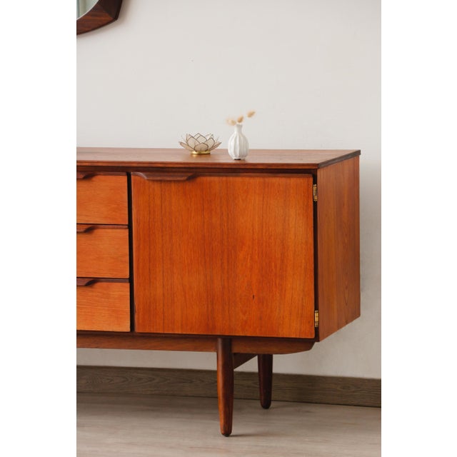 Brown Vintage Scandinavian Teak Sideboard from Austinsuite, 1960s For Sale - Image 8 of 18