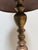 Design Plus Gallery presents a Floor Height Etched Brass Candle Holder with Moroccan Style. This tall piece is four feet...