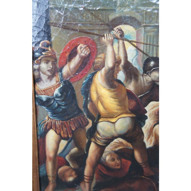 Perseus Turning Phineas and His Followers to Stone After Luca Giordano Painting For Sale - Image 12 of 12