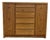 Rare Russell Wright for Conant Ball Mid Century Modern Oak Tallboy Chest / Gentleman’s Dresser For Sale