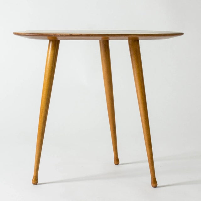 Mid-Century Modern Mid-Century Swedish Side Table with Inlays For Sale - Image 3 of 11