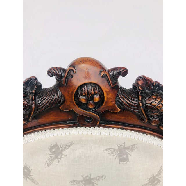 Antique Victorian Rosewood Ladies Chair For Sale - Image 8 of 9