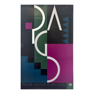 1994 Original Canadian Poster - Professional Accreditation for Graphic Designers
