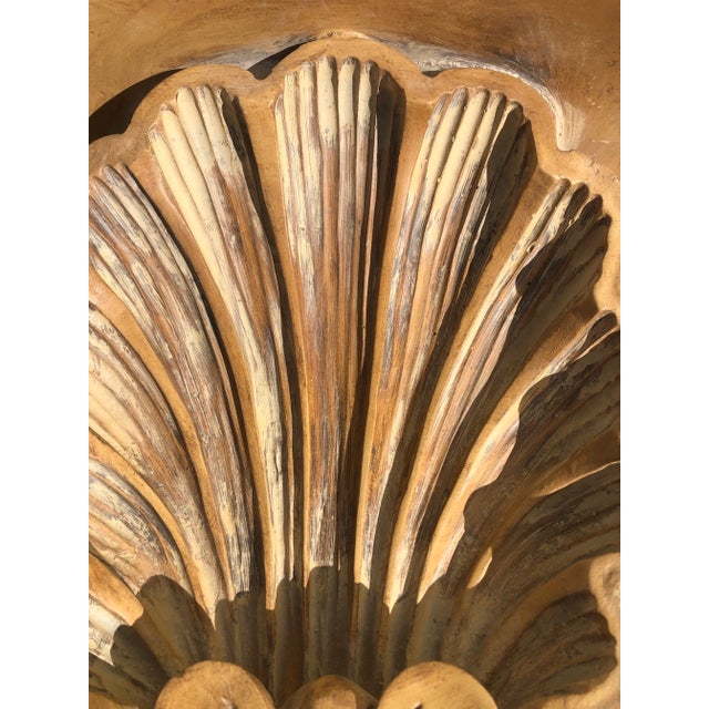 Plastic 20th Century Hamilton Collection Seashell Wall Shelf Sconce Bracket For Sale - Image 7 of 9