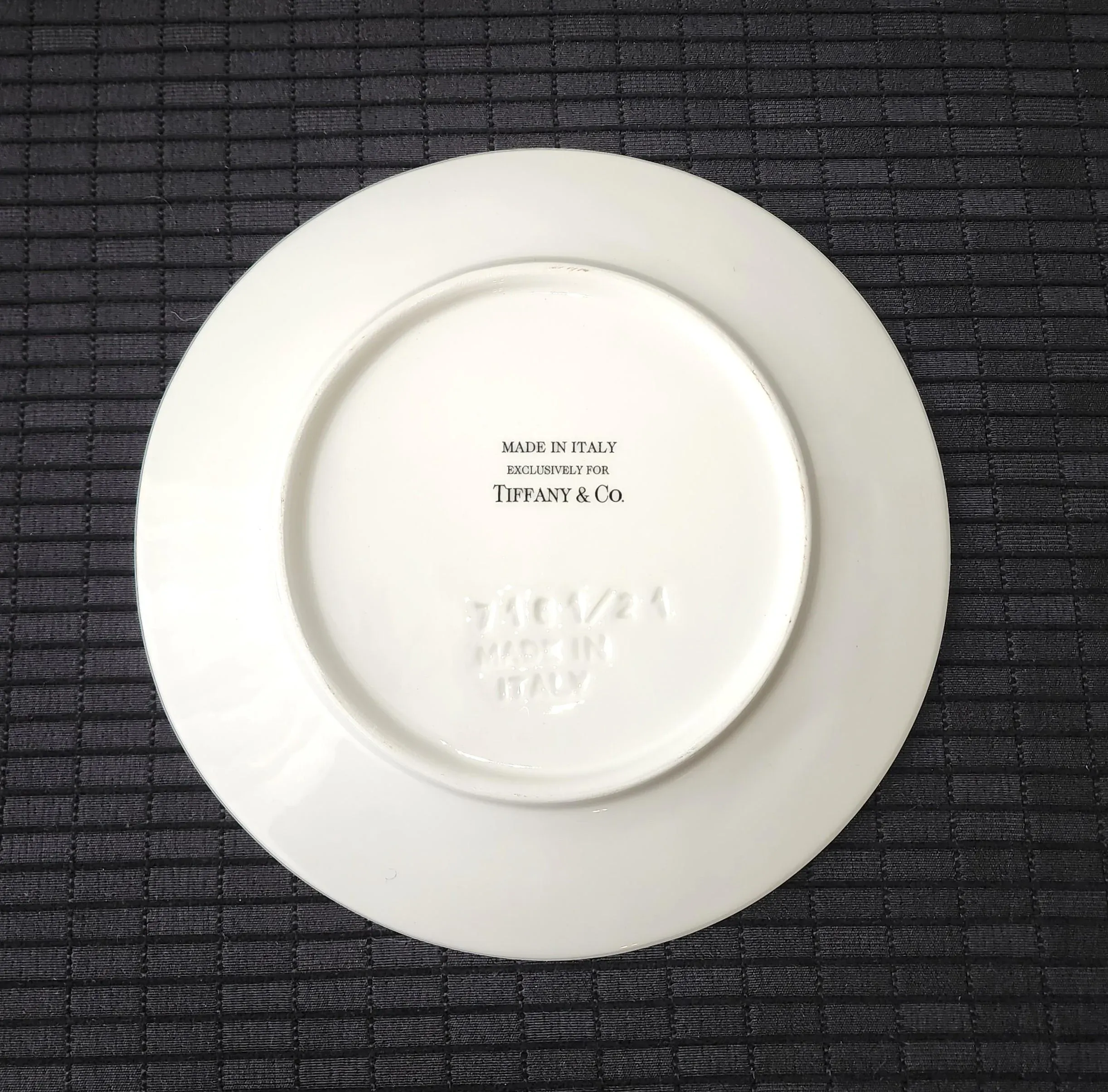 1990s Tiffany & Co. White Garland Dessert/Salad Plates - Set of 11