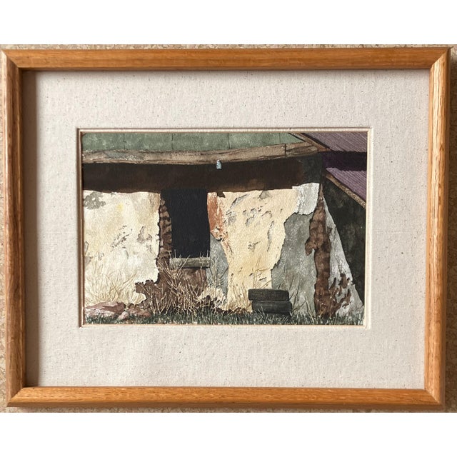 Modern Charles Burk Untitled Circa 1985 Painting For Sale - Image 3 of 4