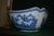 Fine quality Chinese export bowl of the late 18th or early 19th century. Unusual with its notched corners, the blue floral...