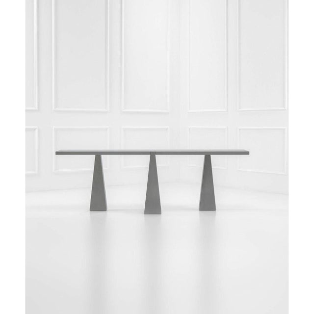 1980s Pietra Serena Console Model Inkas Table by Angelo Mangiarotti for Skipper, 1990s For Sale - Image 5 of 5